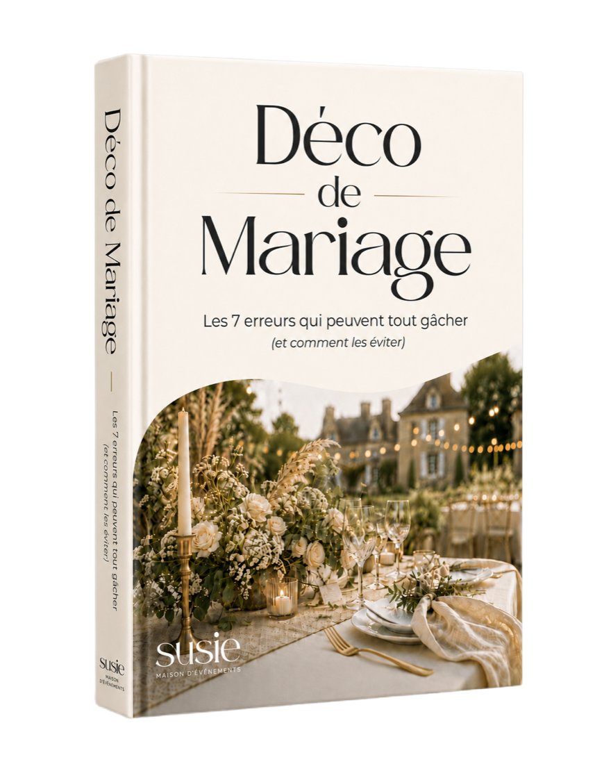 Ebook offert : Déco de mariage — les 7 erreurs à éviter